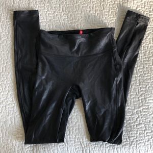 Spanx faux leather leggings